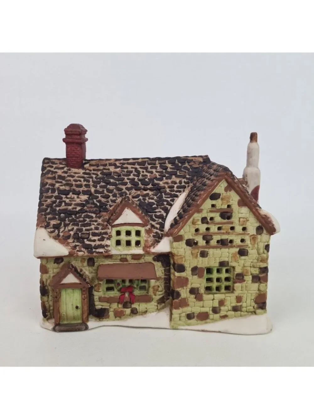 Department 56 Dickens Village Stone Lighted Porcelain House Vntg GT2